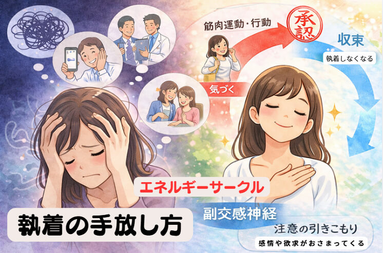 不安や考えすぎをやわらげるヒントとしてのエネルギーサークルのイメージ画像