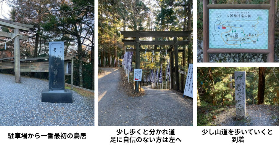 東大阪市の自律神経専門整体のおおくま整骨院の院長の大熊です。私は神社やお寺の参拝が好きです。神様に呼ばれないと辿り着けない玉置神社へお参りさせていただきました。駐車場から玉置神社までの説明。