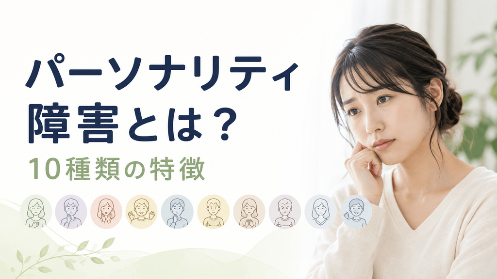 パーソナリティ障害10種類の特徴をわかりやすく解説する記事のファーストビュー